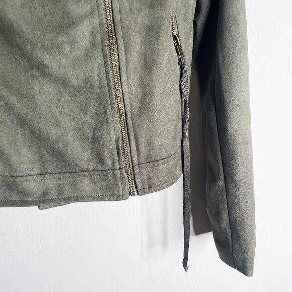 Ellison Faux Suede Moto Jacket - Picture 4 of 5